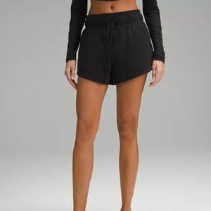 Lululemon Inner Glow High-Rise Short 3", Size 12, Black